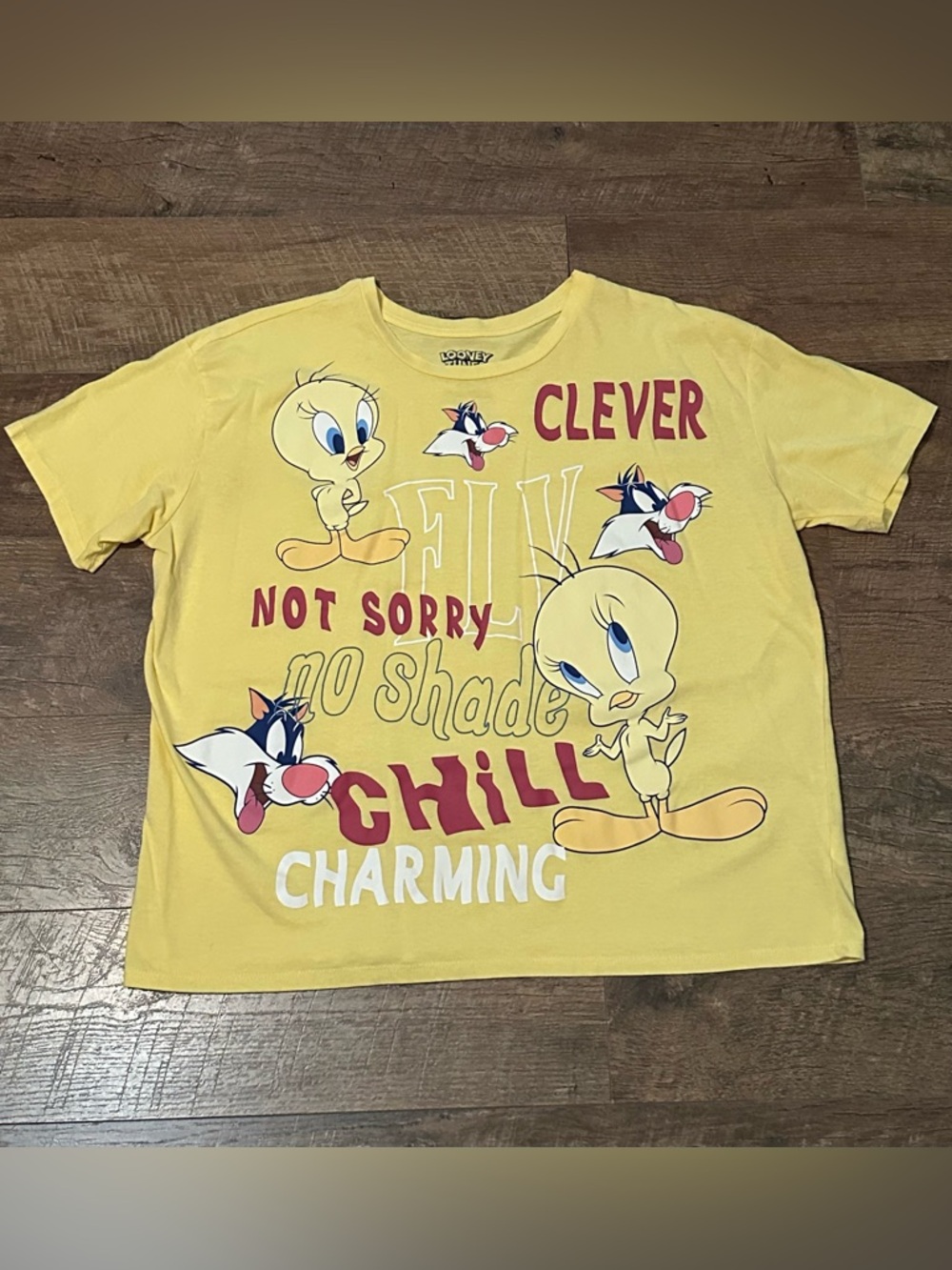 Warner Bros. Tweety & Sylvester Yellow Graphic Tee